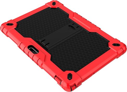 حافظة كمبيوتر لوحي Vankyo MatrixPad S10 YQSAVIOR CUPEISI Coopers YQ10S VIVIMAGE A10 A38 ZZB zb10 zb01 Aoyodkg A38 BYANDBY BYYQ10S 10.1 بوصة حافظة مدمجة بحزام كتف بمسند (أحمر + أسود) in Kuwait