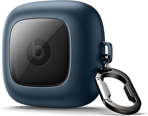 SURITCH for Powerbeats Pro Case Cover, Shockproof Magnetic Cases for Beats Powerbeats Pro Wireless Earbuds, Protective Cover with Magnetic Lid Lock & Carabiner, Full-Body Drop Protection, Black in Kuwait