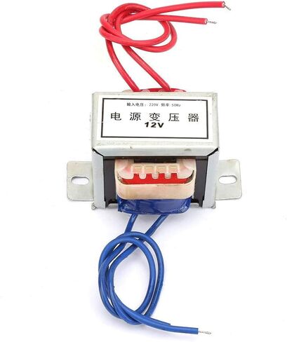Power Transformer AC 12V Output Voltage 12W Input 220V 50Hz Vertical Mount Electric Single Power Transformer in Saudi Arabia