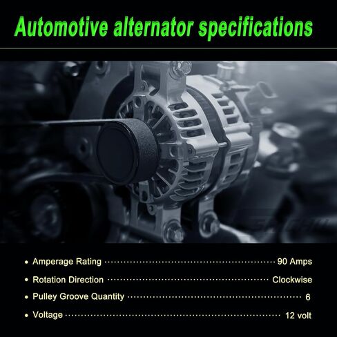 SHICHU Alternator Compatible with 2008-2013 128i 07-09 323i 07-13 328i 2009-2013 328i xDrive 07-08 328xi 08-10 528i 09-10 528i xDrive 2008 528xi 07-10 X3 X5 Replace for AL0841N 12317555926 12317551256 in Saudi Arabia