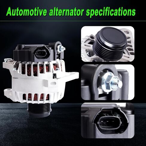 SHICHU Alternator Compatible with 2008-2013 128i 07-09 323i 07-13 328i 2009-2013 328i xDrive 07-08 328xi 08-10 528i 09-10 528i xDrive 2008 528xi 07-10 X3 X5 Replace for AL0841N 12317555926 12317551256 in Saudi Arabia
