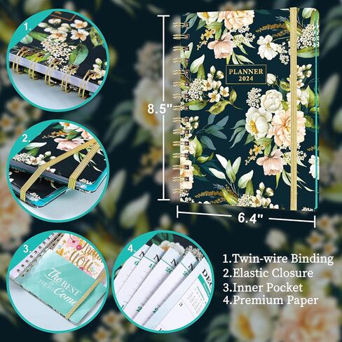 2024-2026 Monthly Planner - JUL. 2024 - JUN. 2026, 9" x 11",2 Year Monthly Planner 2024-2026 with Monthly Tabs, Two-Side Pocket, Thick Paper in Saudi Arabia