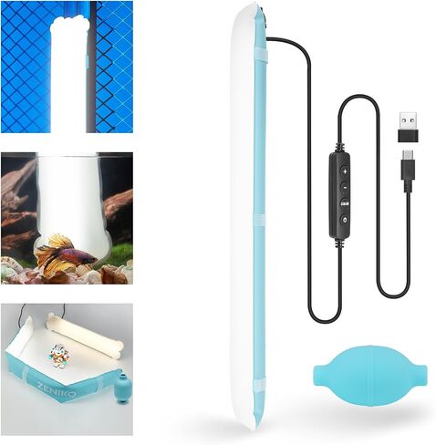 OT80Bi Pro Bi-Color Inflatable LED Tube Light,15W Portable Handheld 3000K-6500K LED Camera Light with USB Charging for Photography Vlog,Camping,Travel Tent Lights(80cm/31.5inch) in Saudi Arabia