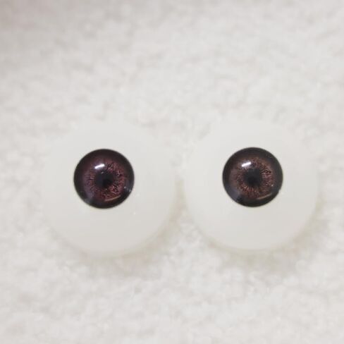 NOXOMALL Plastic Eyeballs Half Round Acrylic Eyes 33mm - 1 Pair Silver Fake Eyes for Halloween Props, Dolls, Crafts, Cosplay and Party Decorations (Silver) in Saudi Arabia