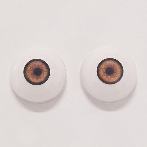NOXOMALL Plastic Eyeballs Half Round Acrylic Eyes 33mm - 1 Pair Silver Fake Eyes for Halloween Props, Dolls, Crafts, Cosplay and Party Decorations (Silver) in Saudi Arabia