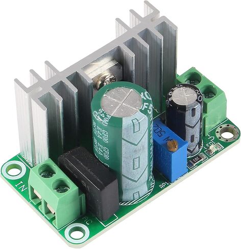 5 قطعة LM317 DC-DC محول باك تنحى لوحة دوائر كهربائية وحدة منظم خطي LM317 منظم الجهد القابل للتعديل وحدة إمداد الطاقة مع مرشح المعدل in Saudi Arabia