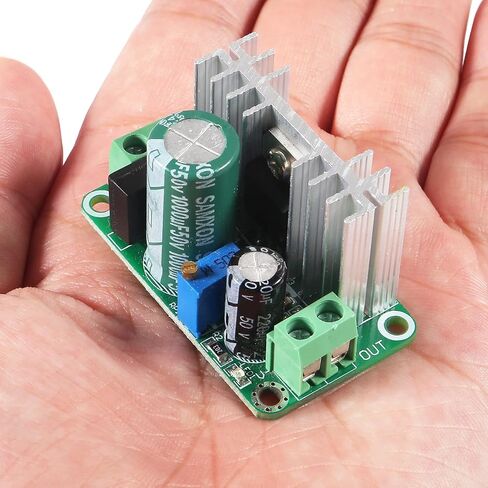 5 قطعة LM317 DC-DC محول باك تنحى لوحة دوائر كهربائية وحدة منظم خطي LM317 منظم الجهد القابل للتعديل وحدة إمداد الطاقة مع مرشح المعدل in Saudi Arabia