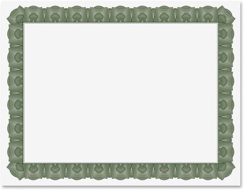 شهادات رقائق ذهبية بإطار من Geographics Burgundy، 8.5 × 11 بوصة، 15/عبوة (48671) in Kuwait