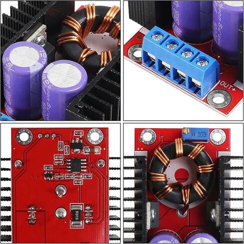 2 قطعة 150 واط 6A DC-DC 10-32 فولت إلى 12-35 فولت تصعيد دفعة محول الجهد قابل للتعديل وحدة وحدة شاحن محولات التيار الكهربائي محول in Kuwait