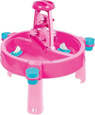 : 3-in-1 Activity Sand & Water Play Table – Blue & Red - Indoor & Outdoor Table W/Lid, Muti-Purpose, Craft Table, Store Toys, 29" H, Kids Ages 2-8 in Saudi Arabia