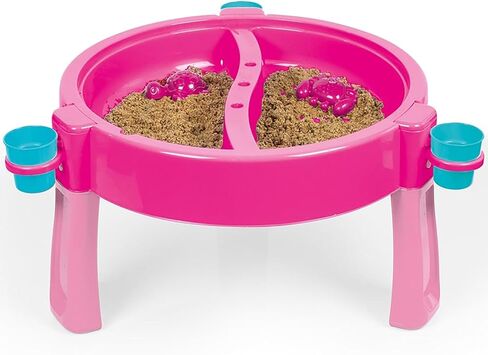 : 3-in-1 Activity Sand & Water Play Table – Blue & Red - Indoor & Outdoor Table W/Lid, Muti-Purpose, Craft Table, Store Toys, 29" H, Kids Ages 2-8 in Saudi Arabia