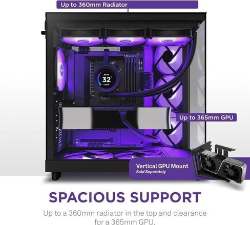 NZXT H6 تدفق الهواء ميدي تاور نوير in Kuwait