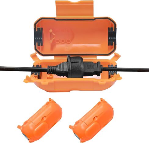 Outdoor Extension Cord Safety Cover with Waterproof Seal, Weatherproof Electrical Connection Box to Protect Outdoor Plug Outlet Socket Christmas Holiday Decoration Light in Saudi Arabia