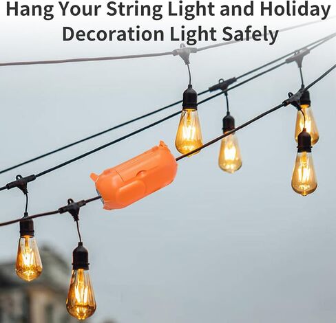 Outdoor Extension Cord Safety Cover with Waterproof Seal, Weatherproof Electrical Connection Box to Protect Outdoor Plug Outlet Socket Christmas Holiday Decoration Light in Saudi Arabia