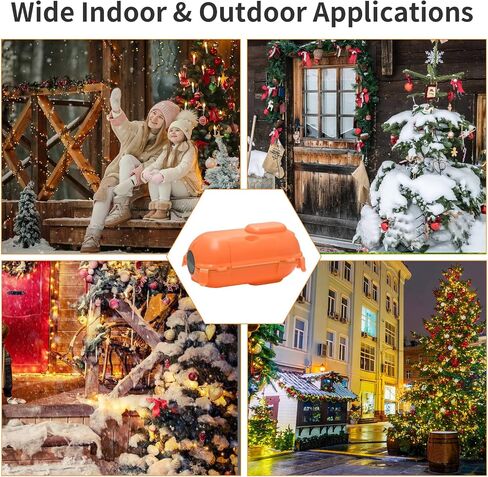 Outdoor Extension Cord Safety Cover with Waterproof Seal, Weatherproof Electrical Connection Box to Protect Outdoor Plug Outlet Socket Christmas Holiday Decoration Light in Saudi Arabia