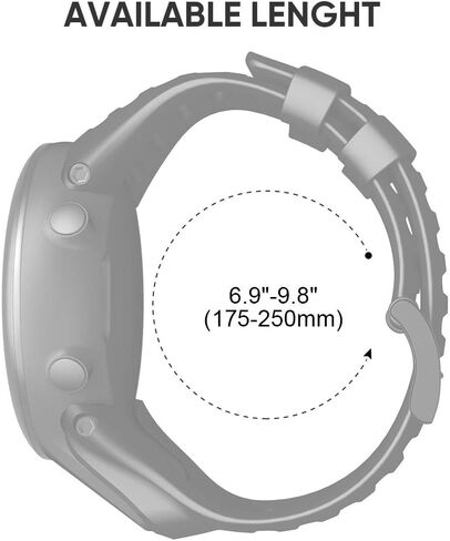 Compatible with Suunto Ambit 3 Watch Band, Soft TPU Replacement Sport Strap Accessory Wristband for Suunto Ambit 3 Sport, 3 Run, 2R, 2S, 2, and 1 in Saudi Arabia