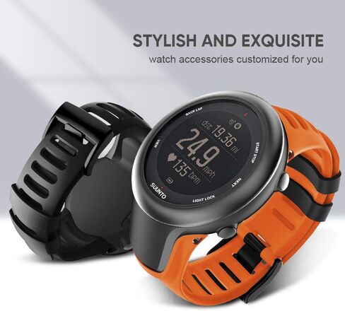Compatible with Suunto Ambit 3 Watch Band, Soft TPU Replacement Sport Strap Accessory Wristband for Suunto Ambit 3 Sport, 3 Run, 2R, 2S, 2, and 1 in Saudi Arabia
