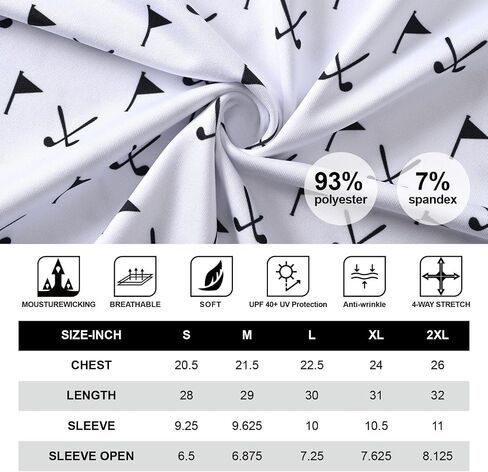 DEOLAX Mens Polo Shirts Moisture Wicking Mens Golf Shirt Quick Dry Mens Golf Polo Short Sleeve Soft Breathable Fashion Prints Golf Shirts for Men in Saudi Arabia