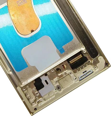 Screen Replacement for Samsung Galaxy S23 Ultra 5G S918B S918B/DS S918U S918Ul S918W S918E S9168/DS 6.8 Inch with Frame and Back Cover Display Touch Digitizer Assembly (White) in Kuwait