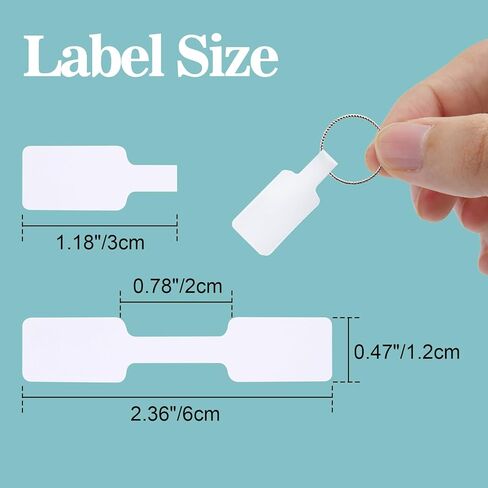 joycraft 500Pcs Jewelry Price Tags Stickers, 4 Styles Jewelry Self Adhesive Label Roll, White Thank You Jewelry Price Identification Stickers for Ring, Necklace, Bracelets, Earring Display in Kuwait