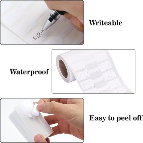 joycraft 500Pcs Jewelry Price Tags Stickers, 4 Styles Jewelry Self Adhesive Label Roll, White Thank You Jewelry Price Identification Stickers for Ring, Necklace, Bracelets, Earring Display in Kuwait