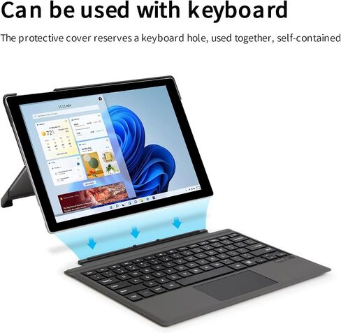غطاء تابلت رخامي نحيف وخفيف الوزن لجهاز Microsoft Surface Pro 7+، 7، 6، 5، 4، LTE، حافظة حماية صلبة، متوافقة مع لوحة مفاتيح النوع in Saudi Arabia