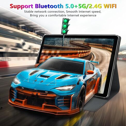 Newest Android 14 Tablet 2024 10 Inch Tablets, 128GB+8(4+4Expand)GB/512GB Expandable, Octa-Core Tablet with 13MP+5MP Dual Camera, 7000mAh Battery, 2 in 1 Tablet with Keyboard/Mouse/Stylus/Case/GPS in Saudi Arabia