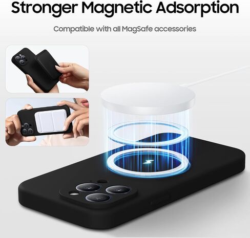 حافظة مصممة لهاتف iPhone 15 Pro Max، متوافقة مع MagSafe، مع واقيات شاشة الخصوصية X2، حماية كاملة للكاميرا، حافظة هاتف نحيفة واقية مقاومة للصدمات من السيليكون مقاس 6.7 بوصات، بني فاتح in Saudi Arabia