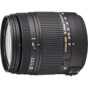 Sigma 18-250mm f3.5-6.3 DC Macro OS HSM for Nikon Digital SLR Cameras (Renewed)