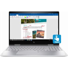 HP Flagship Envy x360 2-in-1 15.6 inch FHD IPS Touchscreen Laptop, Intel i7-8550u Quad-Core, Intel 512GB PCIe Nvme SSD, 16GB DDR4, Backlit Keyboard, 802.11ac WiFi, USB C, HDMI, Bluetooth, Windows 10