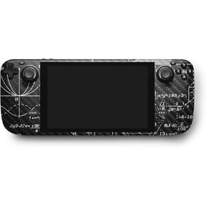 MightySkins Carbon Fiber Skin Compatible with Valve Steam Deck - Mathematical | Protective, Durable Textured Carbon Fiber Finish | Easy to Apply, Remove, and Change Styles | Made in The USA
