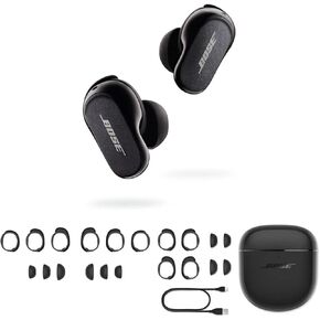 سماعات أذن Bose QuietComfort II، ثلاثية باللون الأسود مع مجموعة ملائمة in Kuwait