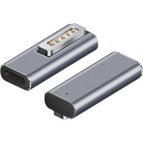Magnetic T-Tip USB C Adapter Compatible with Magnetic 2 MacBook Pro Air, Type-C PD Power Fast Charging Adapter Replacement for MacBook Power Supply,MacBook Pro Works with 100W in Saudi Arabia