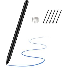 10 Pcs Marker Stylus Pen Tips for Remarkable 2 Pen Nibs with Nibs Removal Tool, Durable EMR Stylus Pen Replacement Nibs Marker Pen fit Remarkable, Samsung, Kindle, Boox PenNote Air2 Plus (Black)