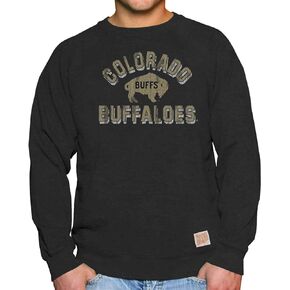 Original Retro Brand Adult University Crewneck (Clemson Tigers - Orange, Small)