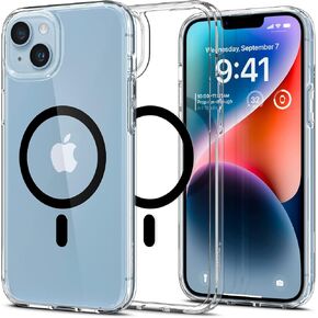 Spigen Ultra Hybrid MagFit Designed for iPhone 14 Case (2022) [Anti-Yellowing] [Military-Grade Protection] Compatible with MagSafe - White