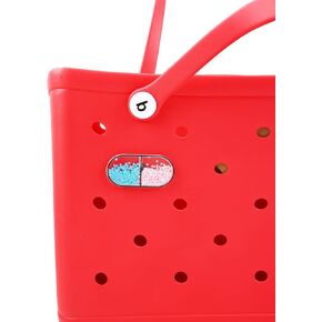 Infusion Bottle Style Charm for Bogg Bags,Nurse Charm Accessory for Simply Southern Totes,Beach Bag Inserts Decorative Accessory