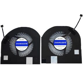 Replacement New Laptop CPU and GPU Cooling Fan for DELL Precision 17 7730 M7730 7740 M7740 Series MG75090V1-C140-S9A MG75090V1-C150-S9A NS85C14-17G25 NS85C15-17G26 DC5V 0.5A Fan