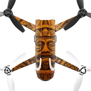 MightySkins Skin Compatible with Parrot Bebop 2 Quadcopter Drone wrap Cover Sticker Skins Carved Aztec