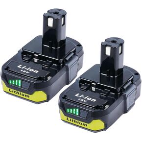 2-Pack 3.0Ah Replacement Batteries for Ryobi 18V Battery – Extended Power and Reliability
