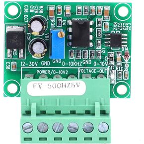 Converter Module, FV-500Hz5V 0-500Hz to 0-5V F V Conversion Module Frequency to Voltage Converter Module Digital to Analog Inverter Module