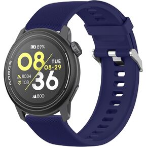 Tobfit 22mm Quick Released Watch Band Compatible with COROS Pace 3/Apex 2 Pro/Apex Pro/Apex 46mm, Silicone Wrist Straps Women Men Replacement Bands Compatible for COROS Smartwatch