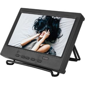 Monitor, 7 Inch Portable Monitor, 1024x600 Multifunction Display for , car Display, CCTV, +VGA + Input, Support Remote Control(US)