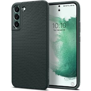 حافظة Spigen Liquid Air مصممة لهاتف Galaxy S22 Plus (2022) - أسود مطفي