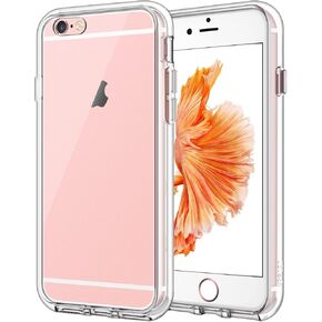 JETech Case for iPhone 6 Plus and iPhone 6s Plus 5.5-Inch, Non-Yellowing Shockproof Phone Bumper Cover, Anti-Scratch Clear Back (Clear)