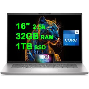 DELL Inspiron 16 Plus 7630 Business Laptop 16" 2.5k Comfortview Plus Intel 14-core i7-13700H 32GB DDR5 4TB SSD Backlit Fingerprint Thunderbolt FHD IR Webcam Long-Lasting Battery Win11 Silver