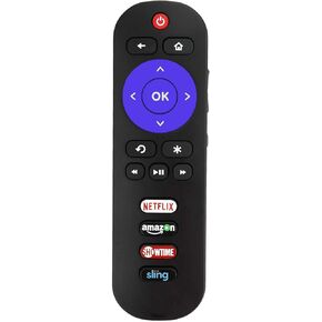 Remote Control Compatible with All Hisense Roku TV, Universal Remote Control for Hisense 4K Smart TVs - No Setup Required
