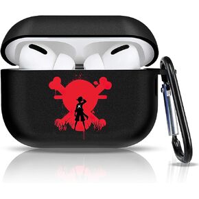 Anime Pattern Design for AirPods Pro 2nd Generation Case Cover with Keychain, Cute Anime Compatible with Airpods pro 2 Case, Full Protective Soft Silicone Shockproof Headphone Case