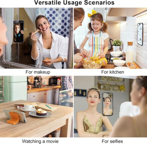 Double-Sided Silicone Suction Cup Phone Mount, Hands-Free Holder for Selfies and Videos, Strong Grip for iPhone and Android, Portable Stand for Smooth Surfaces (Crystal Pink) in Saudi Arabia