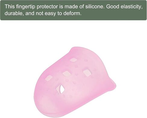 YOKIVE 10 Pcs Fingertip Protector Silicone Fingertip Covers | Protect Fingers, Great for Playing Guitar, Sewing, Cutting (Dark Blue, 29mm/1.15-inch) in Saudi Arabia